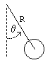 pendulum variables are theta angle and R length